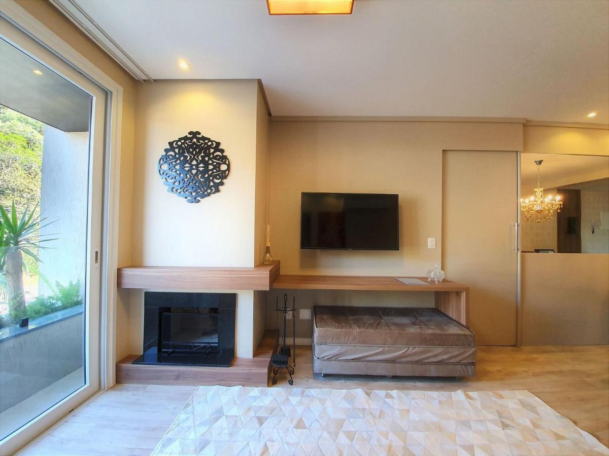 Apto Luxo 800M R. Coberta | 2 Suites | Mobiliado Gramado Eksteriør bilde