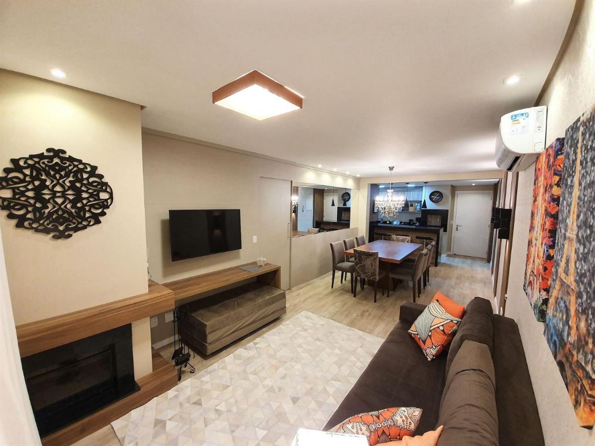 Apto Luxo 800M R. Coberta | 2 Suites | Mobiliado Gramado Eksteriør bilde