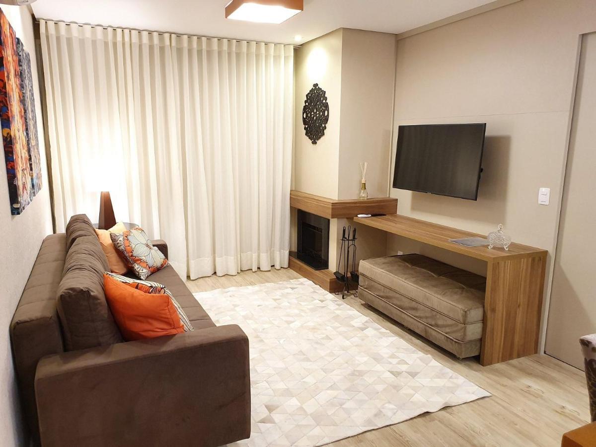 Apto Luxo 800M R. Coberta | 2 Suites | Mobiliado Gramado Eksteriør bilde
