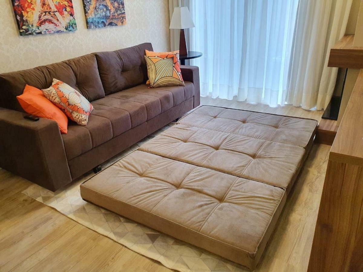 Apto Luxo 800M R. Coberta | 2 Suites | Mobiliado Gramado Eksteriør bilde