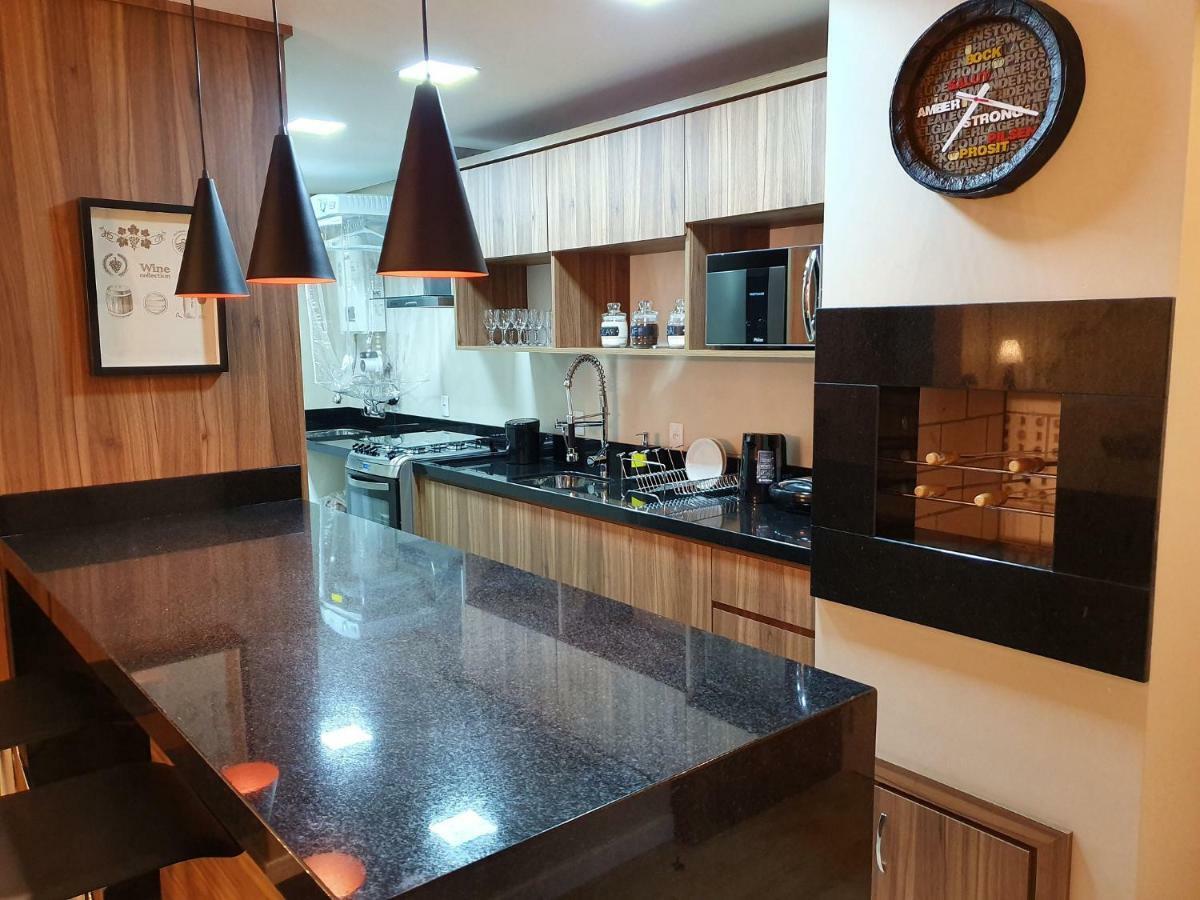 Apto Luxo 800M R. Coberta | 2 Suites | Mobiliado Gramado Eksteriør bilde